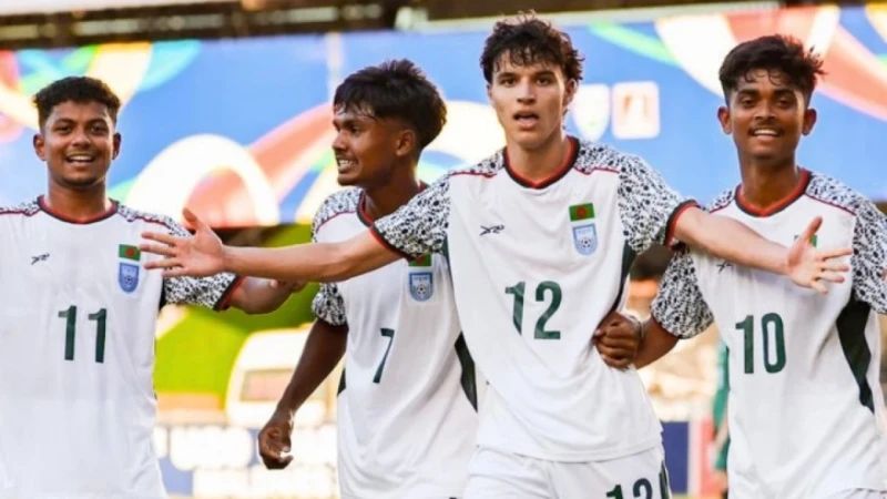 সুলিভানের জোড়া গোলে পাকিস্তানকে হারাল বাংলাদেশ