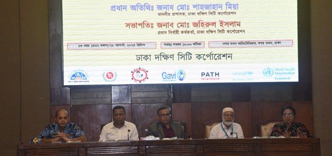 শিশুদের টাইফয়েড প্রতিরোধে টিকাদান শুরু ১২ই অক্টোবর