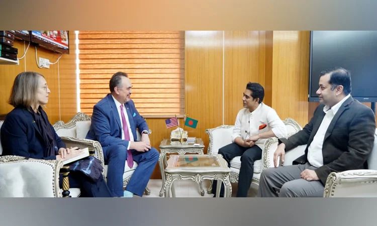 তথ্য মন্ত্রী-প্রতিমন্ত্রীর সঙ্গে মার্কিন রাষ্ট্রদূতের সাক্ষাৎ