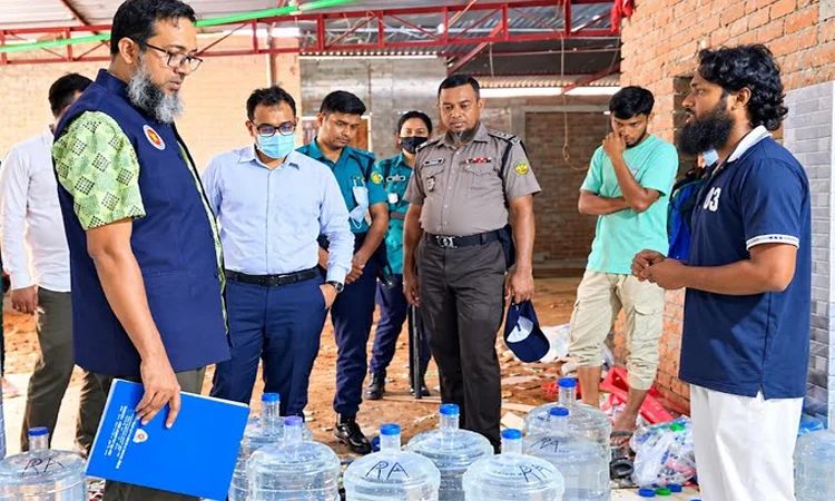 বিএসটিআই’র অনুমোদনহীন খাবার পানি উৎপাদনকারীকে জরিমানা