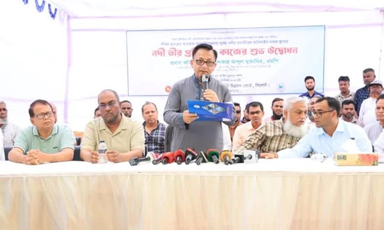 সিলেটে নদীভাঙন ঠেকাতে দীর্ঘমেয়াদি প্রকল্প বাস্তবায়ন শুরু