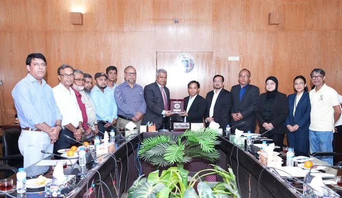 রাজশাহী বিশ্ববিদ্যালয়ে ইন্দোনেশিয় দূতাবাস প্রতিনিধিদলের মতবিনিময়