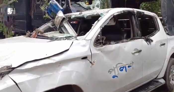 ভাঙ্গার নির্বাচন-ইউএনও কার্যালয়ে ভাঙচুর-অগ্নিসংযোগ