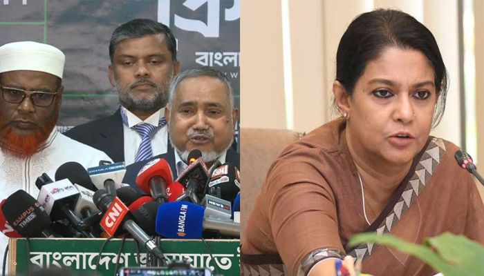 জামায়াতের অভিযোগ প্রসঙ্গে যা বললেন রিজওয়ানা