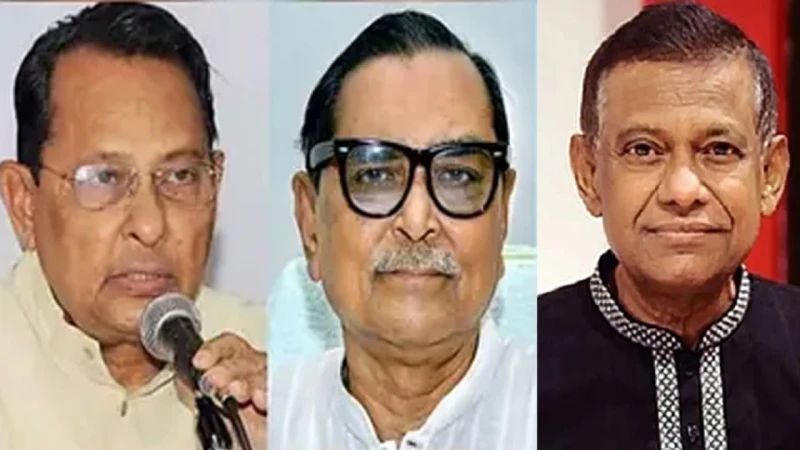 জামিন পেলেন ইনু, মেনন ও বিচারপতি মানিক