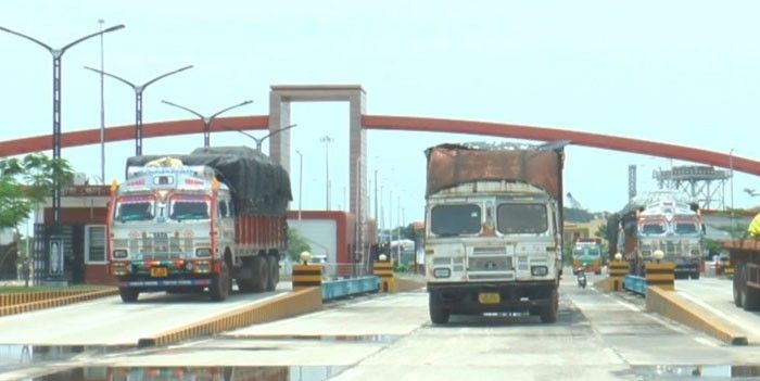 বেনাপোল বন্দরে আমদানি-রপ্তানি শুরু