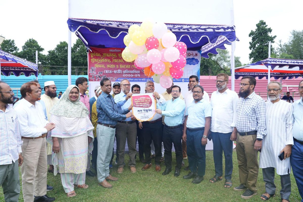 রাবিতে আন্তঃবিভাগ ফুটবল প্রতিযোগিতা শুরু