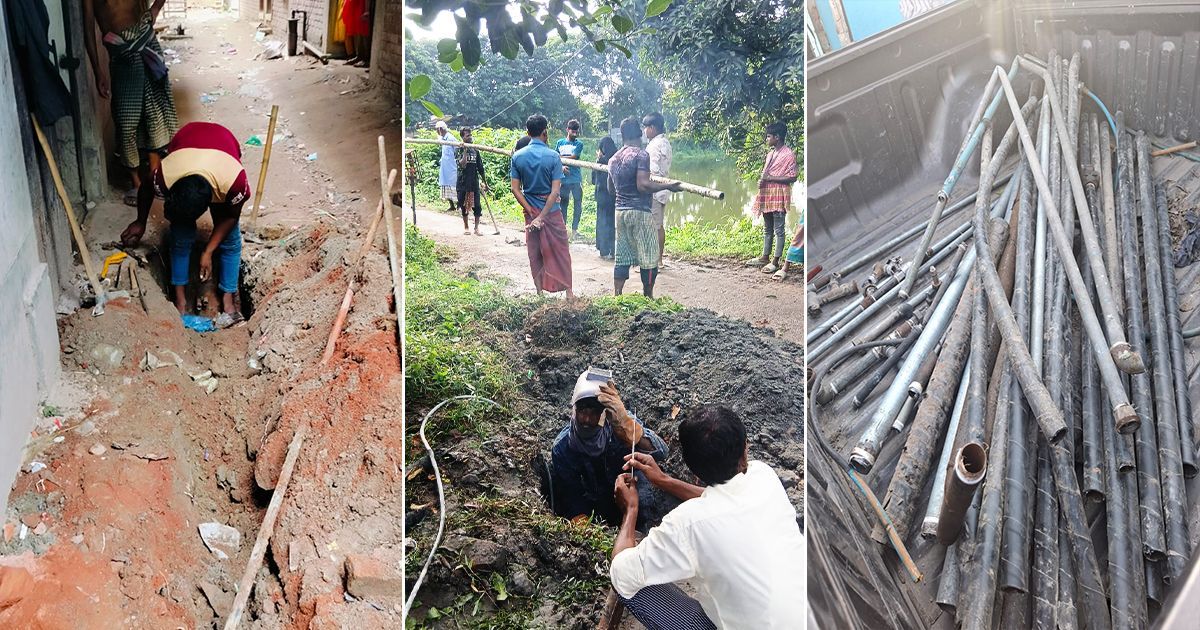 অবৈধ গ্যাস সংযোগ উচ্ছেদে তিতাস গ্যাসের অভিযান