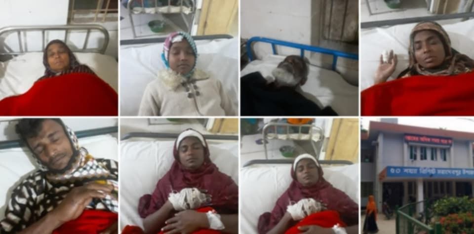নওগাঁয় তুচ্ছ ঘটনাকে কেন্দ্রকরে মারপিট- নারী ও শিশুসহ ৭ জন আহত