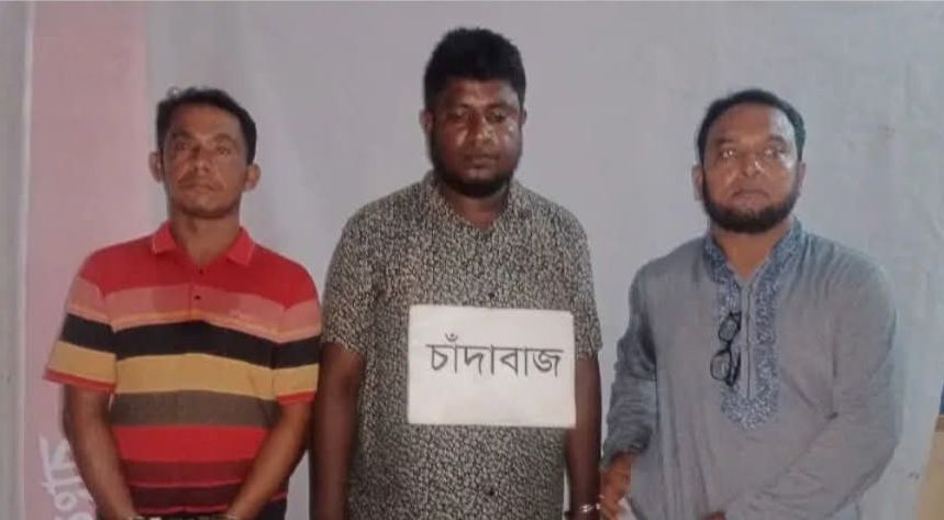 কুমিল্লায় চাঁদাবাজীকালে ৩ রাজনৈতিক নেতা আটক