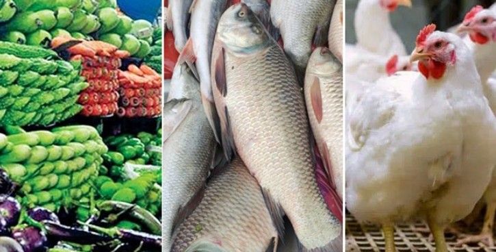 মাছ-মুরগি-চালের বাজার ঊর্ধ্বমুখী, কিছুটা স্বস্তি ডিমে