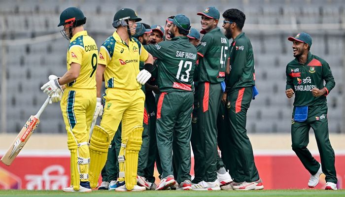 অস্ট্রেলিয়ার বিপক্ষে ঐতিহাসিক জয় বাংলাদেশের