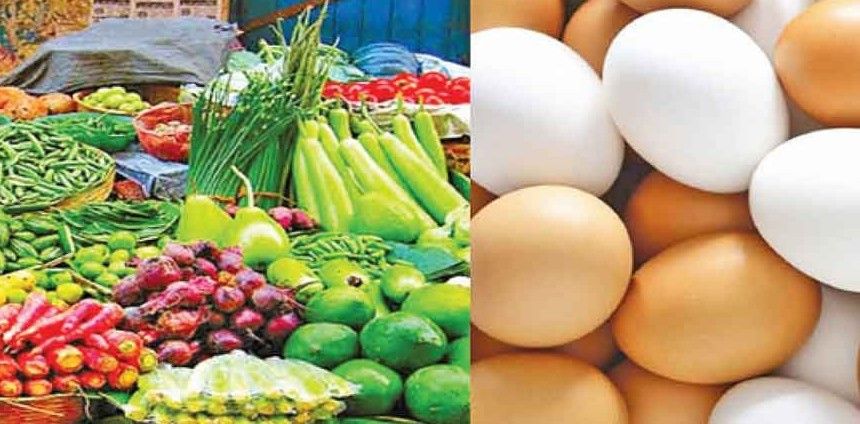 ডিম ও সবজির  বাড়তি দামে অস্বস্তি ক্রেতাদের
