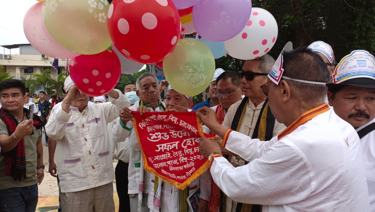 রাঙামাটিতে বিজু-সাংগ্রাই-বৈসু-বিষু উৎসবের উদ্বোধন