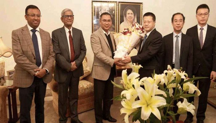 তারেক রহমানের সঙ্গে চীনের রাষ্ট্রদূতের সৌজন্য সাক্ষাৎ