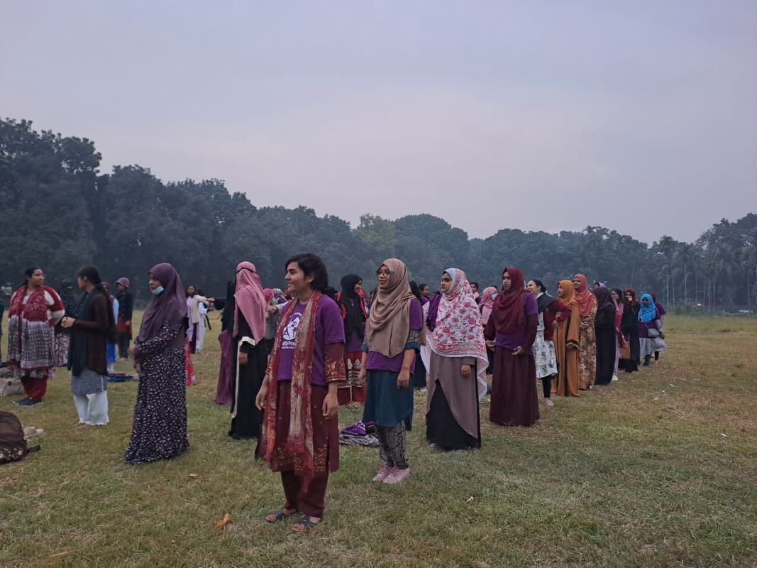 রাবির গ্রীন ভয়েসে বহ্নিশিখার আত্মরক্ষা প্রশিক্ষণ উদ্বোধন