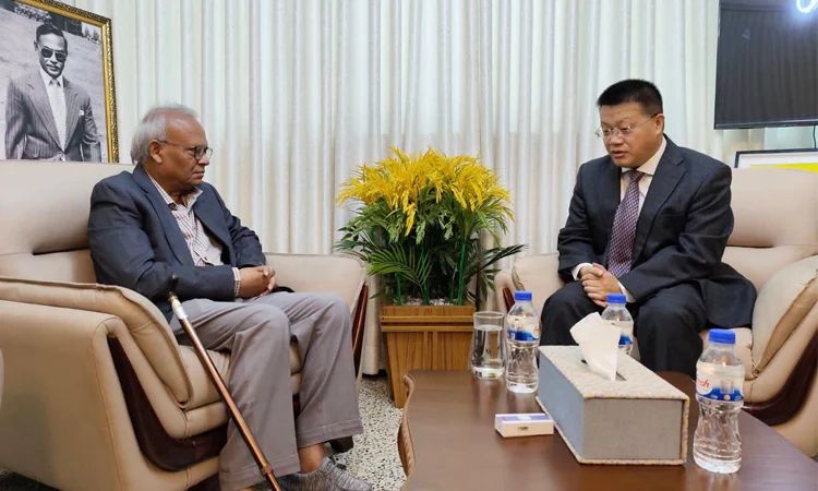 রুহুল কবির রিজভীর সঙ্গে চীনা রাষ্ট্রদূতের সাক্ষাৎ