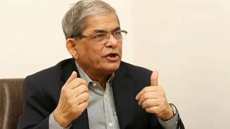 জনগণ গণভোট-সনদ বোঝে না : মির্জা ফখরুল