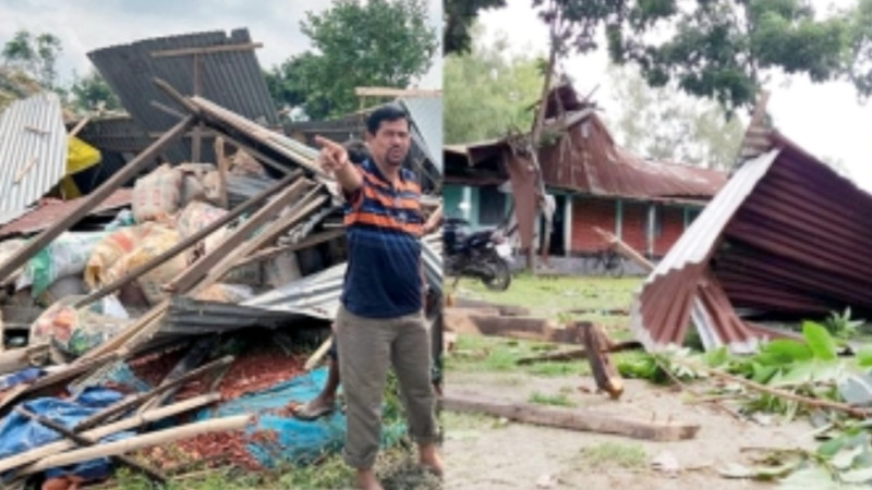 ১৫ মিনিটের ঝড়ে লন্ডভন্ড ২০ গ্রাম, শিশুসহ ৩ জনের প্রাণহানী