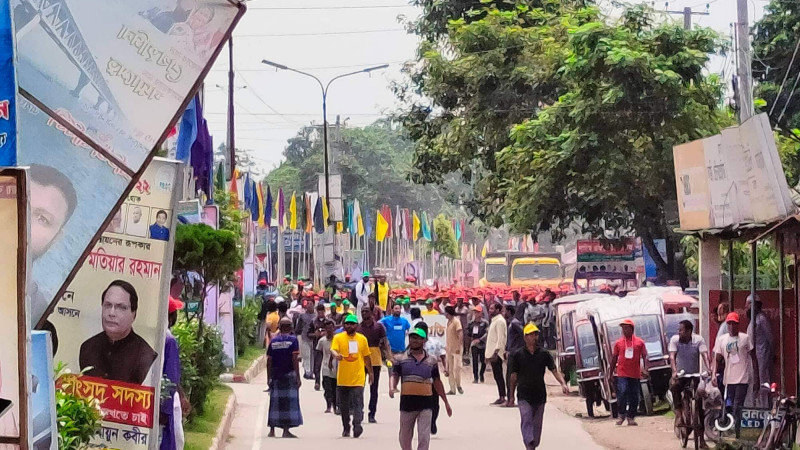 লালমনিরহাটে যুবদলের  সম্মেলন ও র‍্যালী
