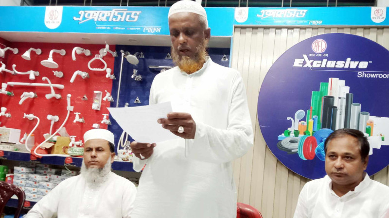 রাণীনগরে আওয়ামীলীগ নেতার সংবাদ সম্মেলন