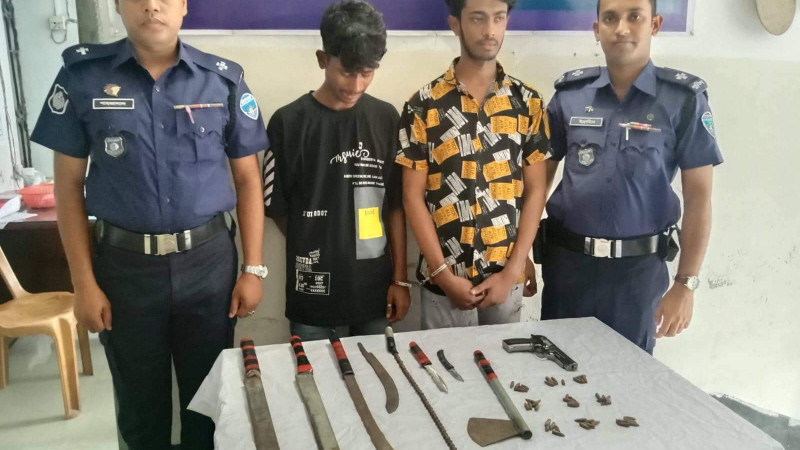 সোনাইমুড়ীতে গোপন সংবাদের ভিত্তিতে অস্ত্রসহ গ্রেপ্তার-২
