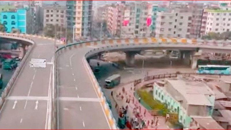 কালশী ফ্লাইওভার উদ্বোধন করলেন প্রধানমন্ত্রী