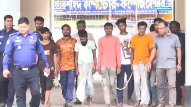 নারায়ণগঞ্জে সংঘবদ্ধ ডাকাত দলের ৭জন গ্রেফতার