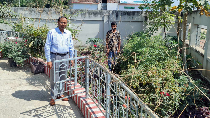 সবুজের সমারহে ভরপুর নওগাঁ পাসপোর্ট অফিস