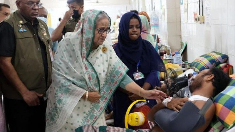 আহতদের চিকিৎসার আশ্বাস দিয়েছেন প্রধানমন্ত্রী