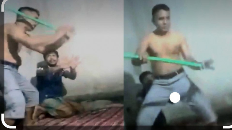 পুলিশের সোর্সের অমানবিক নির্যাতন