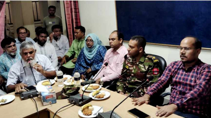 জনগণের জান-মাল রক্ষা কমিটি গঠনের আহ্বান..নওগাঁয় মেজর তাওহিদ