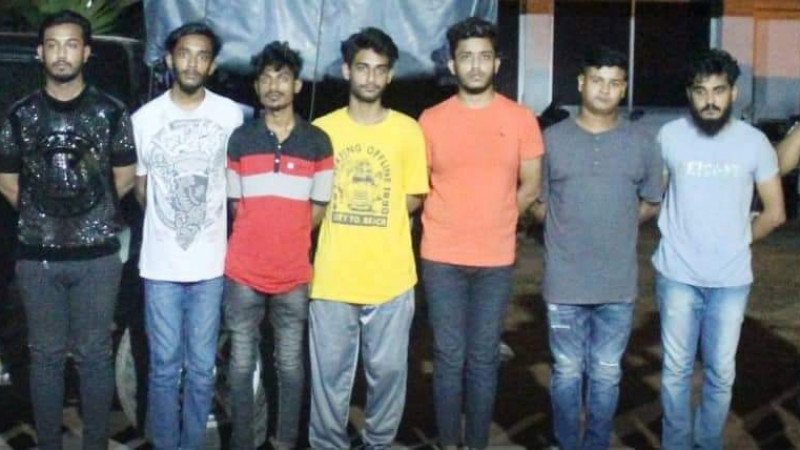 দুর্ধর্ষ কিশোর গ্যাং “টেনশন গ্রুপের ৭ সদস্যকে গ্রেফতার