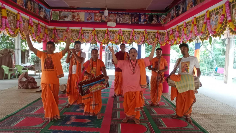 শ্রীনগরে বাসুদেব মন্দিরে তারকব্রহ্ম মহানামযজ্ঞানুষ্ঠান