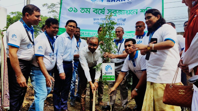 দেশব্যাপি সবুজায়নে কাজ করছে শক্তি ফাউন্ডেশন