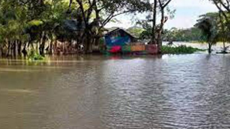 উপকূলীয় এলাকা প্লাবিত