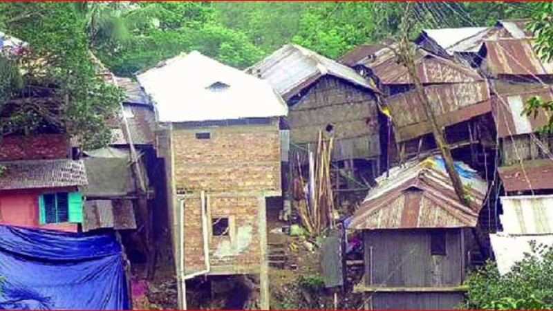 রাঙ্গামাটিতে পাহাড়ধসের শঙ্কা