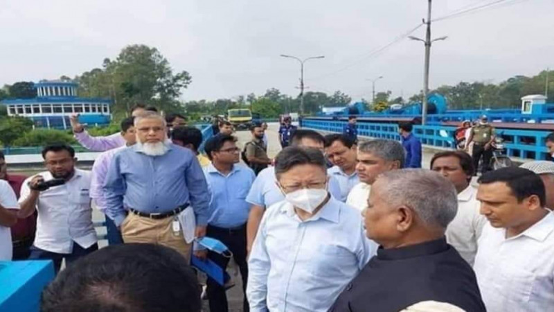 লালমনিরহাটে তিস্তা ব্যারাজ এলাকা পরিদর্শন করেছেন চীনা রাষ্ট্রদূত