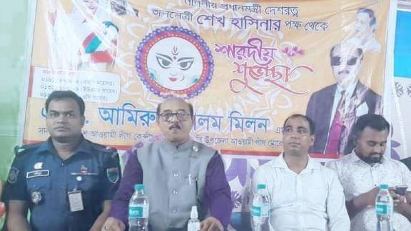 মোরেলগঞ্জে মহাষ্টমীতে মন্ডপে মন্ডপে উপচেপড়া ভীড়