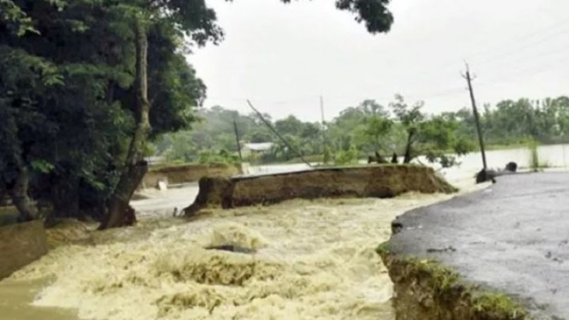 বন্যায় মৃতের সংখ্যা  ১০৭