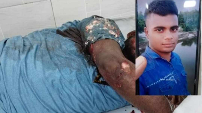 নওগাঁয় কাভার্ট এর চাকায় পিষ্ট হয়ে মোটরসাইকেল চালকের মৃত্যু