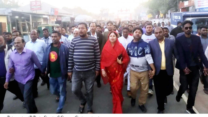 বকশীগঞ্জে বিএনপি’কে প্রতিহত করতে আ’লীগের বিক্ষোভ-প্রতিবাদ সমাবেশ