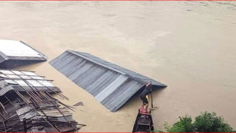 তলিয়ে গেছে পার্বত্য জেলা বান্দরবান