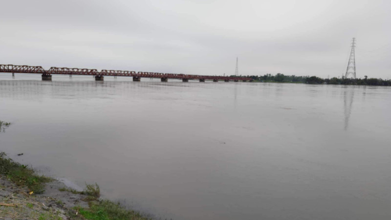 লালমনিরহাটে তিস্তার পানি বৃদ্ধি