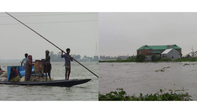৪০ লাখেরও বেশি মানুষ পানিবন্দী