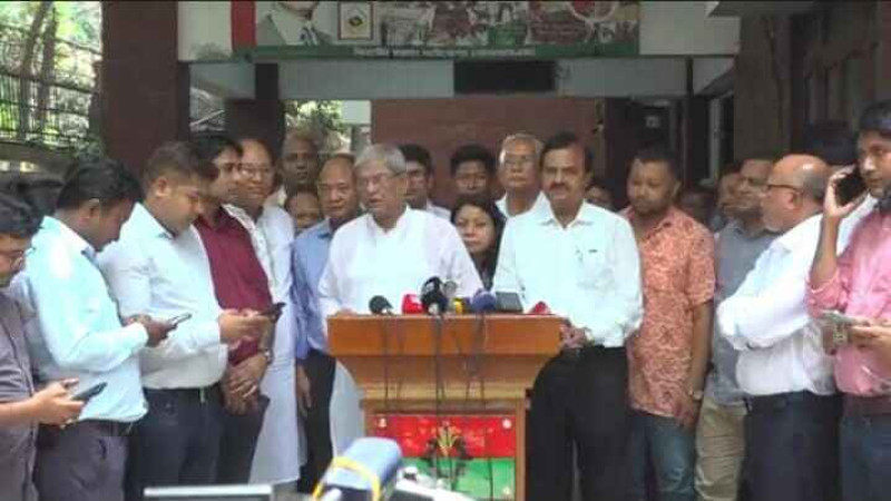 নির্বাচন প্রক্রিয়া ত্বরান্বিত করতে বলেছে বিএনপি