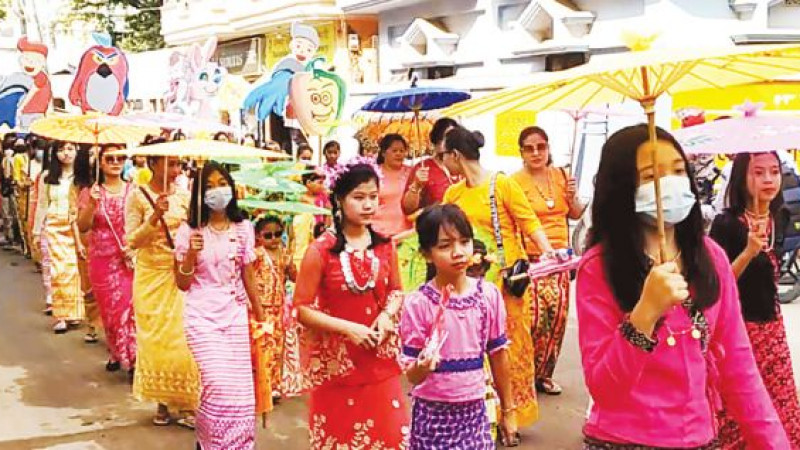 সাংগ্রাই মঙ্গল শোভাযাত্রা